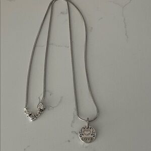 Brighton Silver Love Necklace